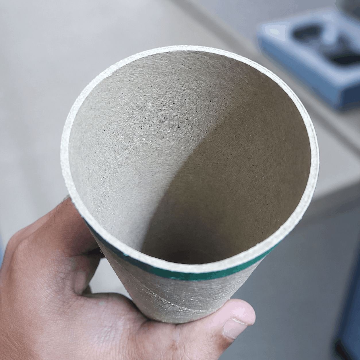 Paper cone base detail